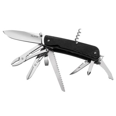 Нож многофункциональный Ruike Trekker LD51-B Black Sandvik 12C27