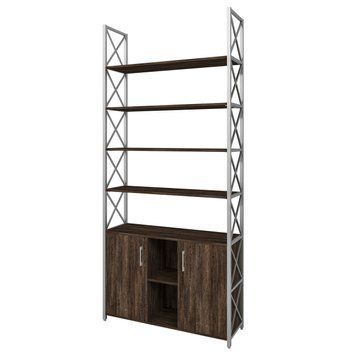 Стеллаж металлический Loft Details XX-231-2 Венге винтаж