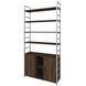 Стелаж металевий Loft Details MM-231-2 Венге вінтаж