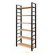 Стелаж металевий Loft Details M-190b-1 Дуб крафт золотий