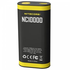 2в1 - Power Bank + ліхтар Nitecore NC10000 (20w, QC 3.0, 10000mAh)