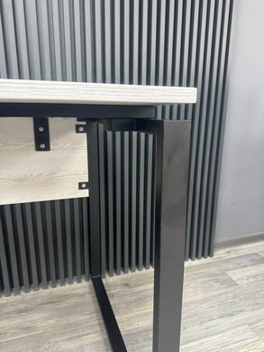 Офісний письмовий стіл Loft Details KS 160b Сосна лофт біла, 18 мм