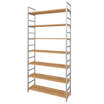 Стеллаж металлический Loft Details M-231-2 Дуб крафт золотой