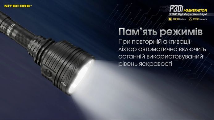 Ручной фонарь Nitecore P30i 2000 lm