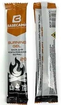 Гель для розпалювання BaseCamp Burning Gel, 30 стиків по 20 мл (BCP 50600)