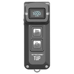 Ліхтар наключний Nitecore TUP 1000 люмен (USB), сірий