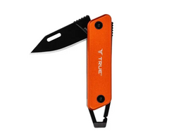 Раскладной туристический нож True Utility Modern Keychain Knife, Orange/Natralock (TR TU7061N)