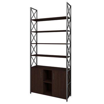 Стеллаж металлический Loft Details XX-231b-2 Венге магия
