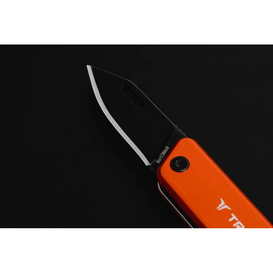 Розкладний туристичний ніж True Utility Modern Keychain Knife, Orange/Natralock (TR TU7061N)