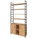 Стелаж металевий Loft Details MM-231b-2 Дуб крафт золотий