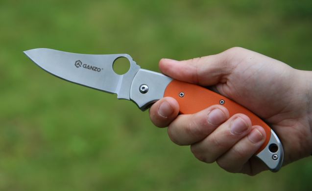 Нож складной Ganzo G7371-OR, оранжевый