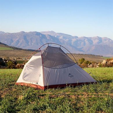 Палатка двухместная Naturehike Сloud Up 2 Updated NH17T001-T, 20D, серая