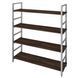 Стелаж металевий Loft Details M-126-2 Венге вінтаж