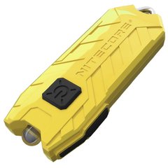 Ліхтар наключний Nitecore TUBE, 45 люмен (USB), жовтий