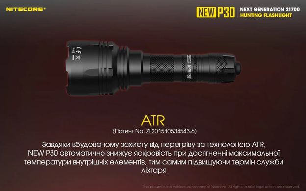 Ручний ліхтар Nitecore P30 NEW 1000 lm Set