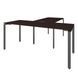 Офисный письменный стол руководителя Loft Details KMB180b с брифингом Венге магия