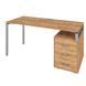Офісний письмовий стіл Loft Details LM160 Дуб крафт золотий