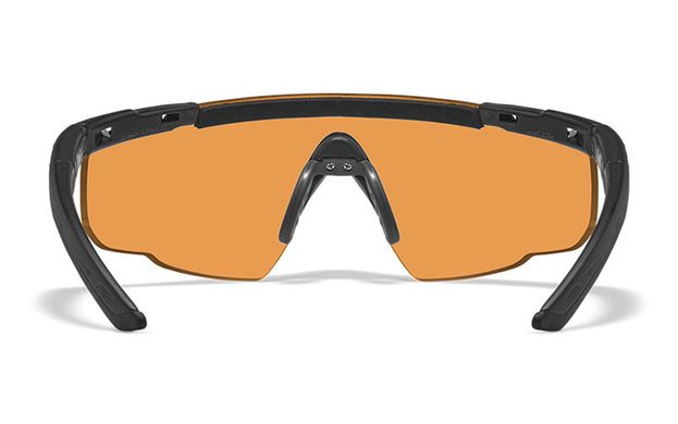 Захисні балістичні окуляри Wiley X SABER ADV Сірі/Прозорі/Помаранчеві лінзи/Матова чорна оправа