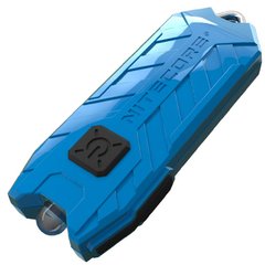 Ліхтар наключний Nitecore TUBE, 45 люмен (USB), блакитний