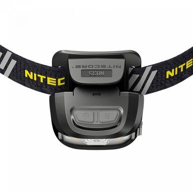 Налобний ліхтар Nitecore NU35 (USB Type-C), з універсальним живленням