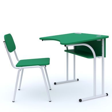 Комплект мебели (парта + стул) Loft Details P700 Зеленый