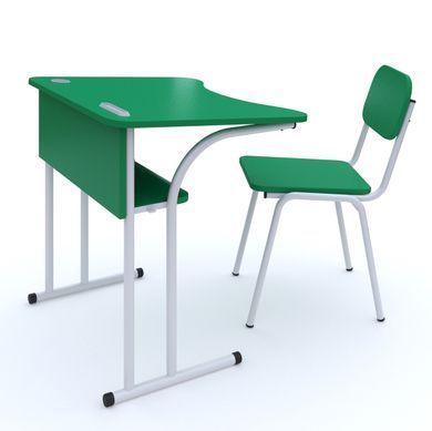 Комплект мебели (парта + стул) Loft Details P700 Зеленый