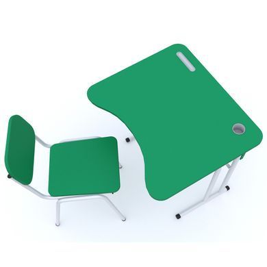 Комплект мебели (парта + стул) Loft Details P700 Зеленый
