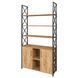 Стелаж металевий Loft Details XX-191b-2 Дуб крафт золотий