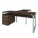 Офисный письменный стол руководителя Loft Details LB180 с брифингом Венге винтаж с царгой