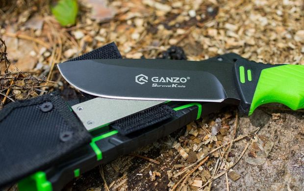 Нож фиксированный Ganzo G8012-BK Black 7CR17MOV