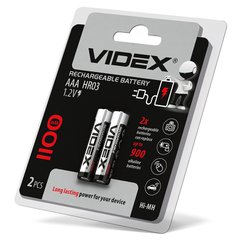 Аккумулятор Ni-MH Videx HR03/AAA 1100mAh double blister/2шт (HR03/1100/2DB)