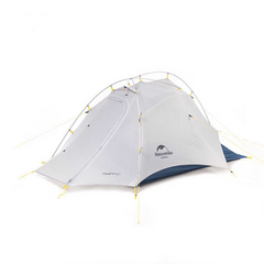 Палатка сверхлегкая двухместная с футпринтом Naturehike CloudUP - Wing II 15D silicone NH19ZP083 grey/blue