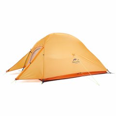 Палатка двухместная Naturehike Сloud Up 2 Updated NH17T001-T, 210T, оранжевая