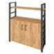 Стелаж металевий Loft Details MM-126b-1 Дуб крафт золотий