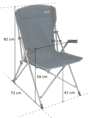 Кресло раскладное Pinguin Guide Chair, 48х34х46см, Petrol (PNG 641.Petrol)