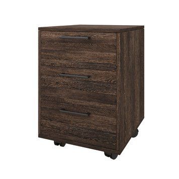 Тумба мобільна в офіс Loft Details VV-450-2-2b Венге вінтаж