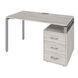 Офисный письменный стол Loft Details LM135 Сосна лофт белая