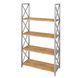 Стелаж металевий Loft Details X-125-2 Дуб крафт золотий