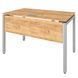 Офисный письменный стол Loft Details КP120 Дуб крафт золотой с царгой