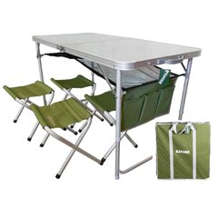 Комплект мебели складной Ranger TA 21407 + FS 21124 RA1102 (стол + 4 стулья)