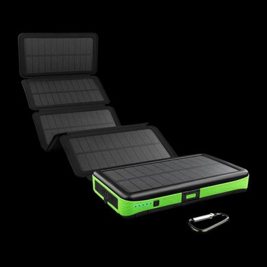 Сонячний портативний зарядний пристрій Kilnex Power Bank 16000 mAh LEXX