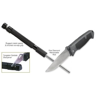 Пристосування для заточування Lansky Tactical Sharpening Rod (Алмаз/Карбід, стрижень)