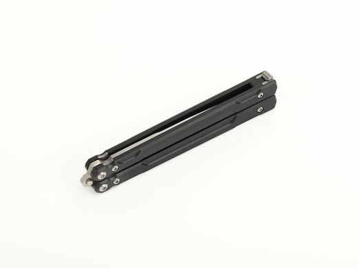 Нож-бабочка Ganzo G766-BK Black (балисонг) 440С
