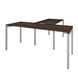 Офисный письменный стол руководителя Loft Details KPB180 с брифингом с брифингом Венге винтаж