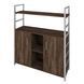 Стелаж металевий Loft Details MM-126-2 Венге вінтаж