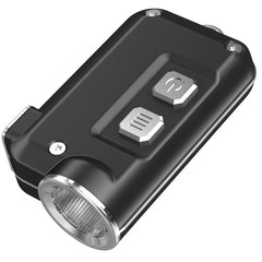 Ліхтар наключний Nitecore TINI, 380 люмен (USB), сірий