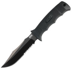 Нож фиксированый SOG SEAL Pup Elite, Kydex Sheath AUS-8 SOG E37T-K
