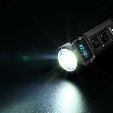 Наключний ліхтар з OLED дисплеєм Nitecore TUP 1000 lm Black