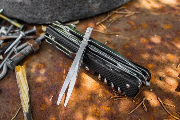 Нож многофункциональный Ruike Trekker LD21-B Black Sandvik 12C27