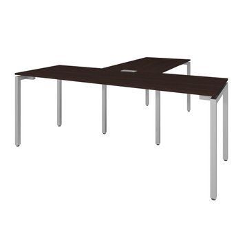 Офисный письменный стол руководителя Loft Details KPB200 с брифингом Венге магия